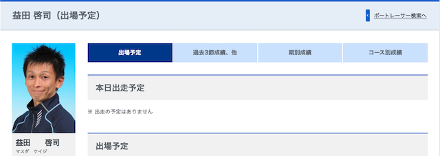 益田啓司選手